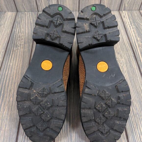 Timberland Kori Park 6" Cheetah Suede ReBOTL Lace Up Combat Boots Women 8.5 - Picture 8 of 11